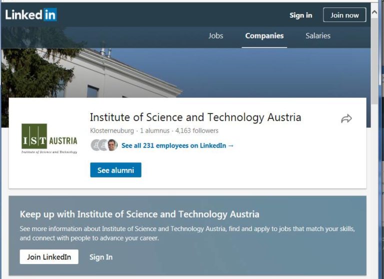 IST Austria Alumni on LinkedIn