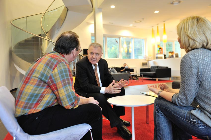 ERC President Bourguignon visits IST Austria