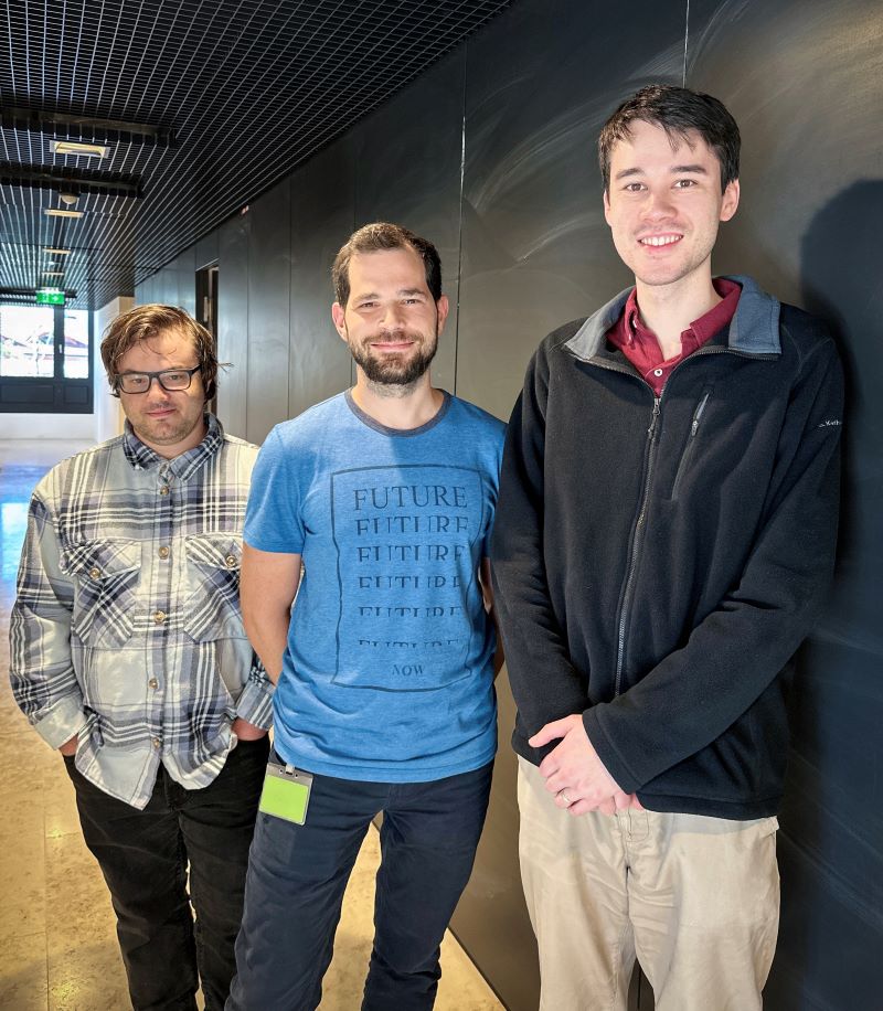 ISTA postdocs Benjamin Moore and Michael Anastos and Assistant Professor Matthew Kwan