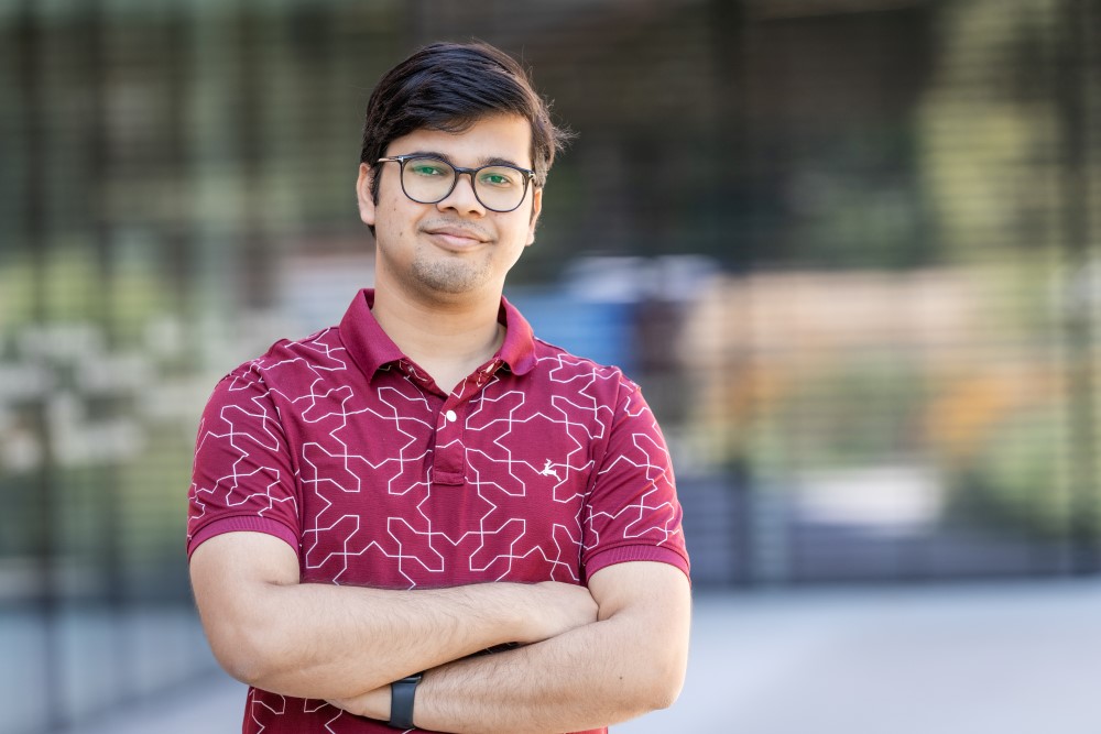 The study’s first author, Soumyadip Mondal. He recently defended his PhD thesis at the Institute of Science and Technology Austria (ISTA).