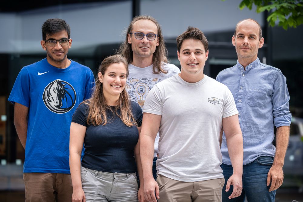 Left to right: Advaith Maddipatla, Meital Bojan, Alex Bronstein, Nadav Sellam Bojan, and Paul Schanda.